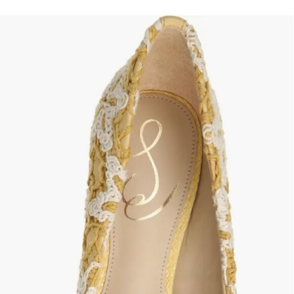 Sam Edelman Tristan Hazel Jacquard Bird Pumps new size 6 - Picture 3 of 15